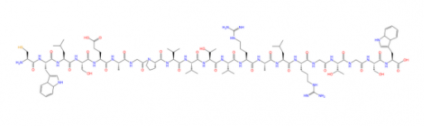 PCM-SH(CWLSEAGPVVTVRALRGTGSW)；心肌细胞特异性靶向肽PCM-SH