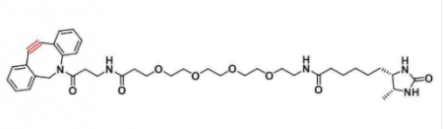 CAS:2032788-37-5；Desthiobiotin-PEG4-DBCO；脱硫生物素-四乙二醇-二苯基环辛炔