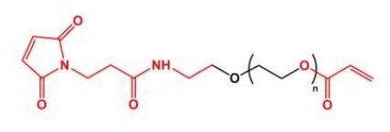 AC-PEG-MAL MAL-PEG-Acrylate  马来酰亚胺聚乙二醇丙烯酸酯