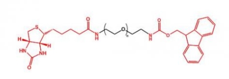  Biotin-PEG-NH-FMOC FMOC-NH-PEG-Biotin  生物素聚乙二醇芴甲氧羰基