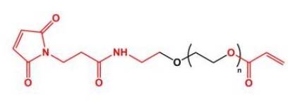AC-PEG-MAL MAL-PEG-Acrylate 马来酰亚胺聚乙二醇丙烯酸酯 