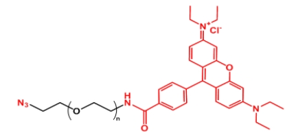 Rhodamine-PEG-N3 N3-PEG-Rhodamine  罗丹明聚乙二醇叠氮