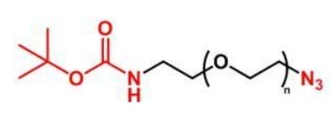 BOC-NH-PEG-N3 N3-PEG-NH-BOC  叔丁氧羰基聚乙二醇叠氮