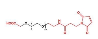 MAL-PEG-COOH Maleimide-PEG-COOH  羧基聚乙二醇马来酰亚胺