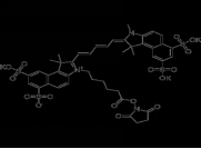 Sulfo-Cy5.5 NHS ester；CAS:2419286-92-1