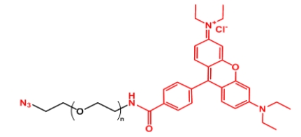  Rhodamine-PEG-N3 N3-PEG-Rhodamine  罗丹明聚乙二醇叠氮