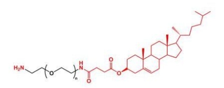 NH2-PEG-Cholesterol Cholesterol-PEG-NH2  氨基聚乙二醇胆固醇