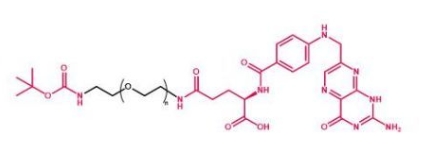 Boc-NH-PEG-Folate Boc-NH-PEG-FA  叔丁氧羰基聚乙二醇叶酸
