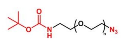 BOC-NH-PEG-N3 N3-PEG-NH-BOC  叔丁氧羰基聚乙二醇叠氮
