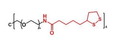 4ARM-PEG-LA 4Arm-PEG-Thioctic acid  四臂聚乙二醇硫辛酸