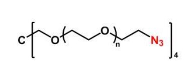 4ARM-PEG-N3 4ARM-PEG-Azide  四臂聚乙二醇叠氮