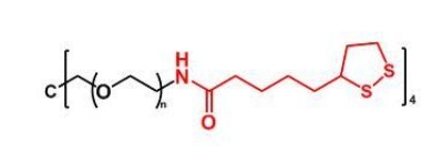 4ARM-PEG-LA 4Arm-PEG-Thioctic acid  四臂聚乙二醇硫辛酸