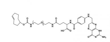 TCO-PEG-FA 叶酸-聚乙二醇-反式环辛烯  PEG衍生物