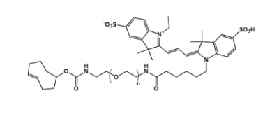 TCO-PEG-Cy3 反式环辛烯聚乙二醇Cy3  PEG衍生物