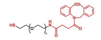  SH-PEG-DBCO 巰基聚乙二醇二苯基環(huán)辛炔 PEG衍生物