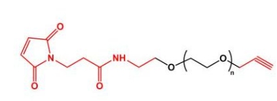 Alkyne-PEG-MAL MAL-PEG-Alkyne  炔基聚乙二醇马来酰亚胺 