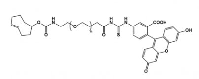 TCO-PEG-FITC 反式環(huán)辛烯聚乙二醇熒光素