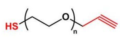 Alkyne-PEG-SH SH-PEG-Alkyne 炔基聚乙二醇巯基