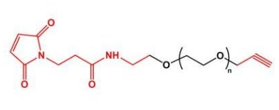 Alkyne-PEG-MAL MAL-PEG-Alkyne 炔基聚乙二醇馬來酰亞胺