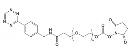 Tetrazine-PEG-NHS 四嗪-聚乙二醇-活性酯