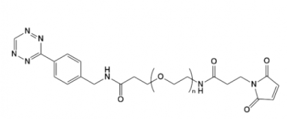 Tetrazine-PEG-Maleimide 四嗪-聚乙二醇-马来酰亚胺