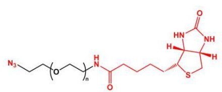 Azide-PEG-Biotin Biotin-PEG-Azide 叠氮聚乙二醇生物素