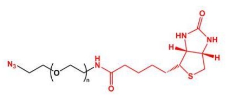 Azide-PEG-Biotin Biotin-PEG-Azide 叠氮聚乙二醇生物素 