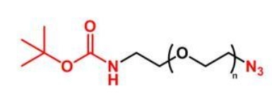  Azide-PEG-NH-tBoc 叠氮聚乙二醇叔丁氧羰基