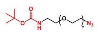 Azide-PEG-NH-tBoc 叠氮聚乙二醇叔丁氧羰基