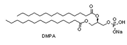 CAS 80724-31-8 二肉豆蔻酰磷脂酸钠盐（ DMPA） C31H60O8PNa