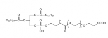 DMPE-PEG-COOH 1,2-十四酰基磷脂酰乙醇胺-聚乙二醇-羧基