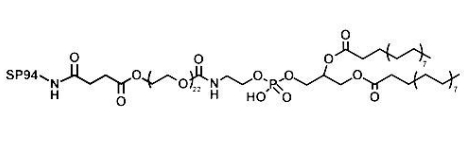 DSPE-PEG-SP94，磷脂-聚乙二醇-肝癌特异靶向肽SP94