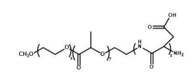  mPEG-PLA-PAsp 聚乙二醇-聚乳酸-聚天冬氨酸