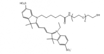 Cy3-PEG-SH Cy3-PEG-Thiol  Cy3-聚乙二醇-巯基 Cy3-聚乙二醇-硫醇