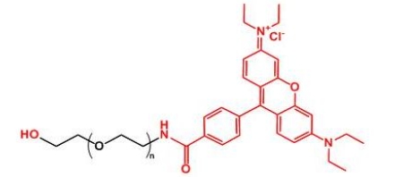 HO-PEG-Rhodamine RB-PEG-OH 罗丹明聚乙二醇羟基 