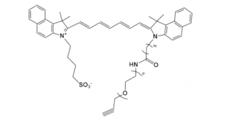 ICG-PEG-alkyne 吲哚菁绿-聚乙二醇-炔基