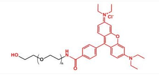 罗丹明聚乙二醇羟基 Rhodamine-PEG-OH