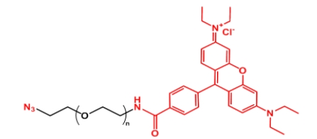 Rhodamine-PEG-N3 N3-PEG-Rhodamine  罗丹明聚乙二醇叠氮