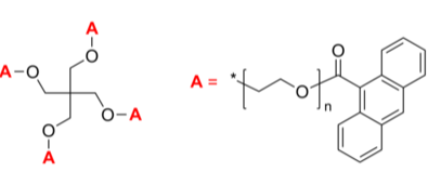 4-Arm PEG-An 4臂星形-聚乙二醇-蒽 荧光标记