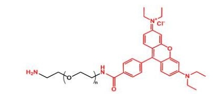NH2-PEG-Rhodamine RB-PEG-NH2 罗丹明聚乙二醇氨基