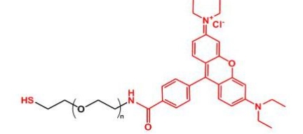 SH-PEG-Rhodamine RB-PEG-SH 巯基聚乙二醇罗丹明