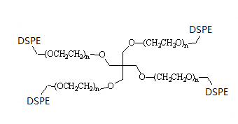 4臂聚乙二醇-磷脂 4-Arm PEG-DSPE 