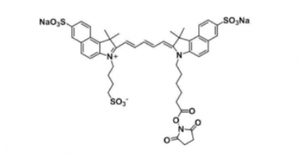 trisulfo-Cy5.5 NHS ester，三磺酸基Cy5.5 活性酯