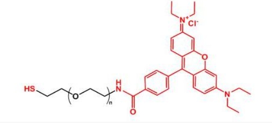 罗丹明聚乙二醇巯基 Rhodamine-PEG-SH