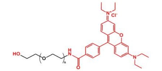 罗丹明聚乙二醇羟基 Rhodamine-PEG-OH
