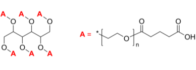 6-Arm PEG-COOH 6臂星形-聚乙二醇-羧基 Poly(ethylene oxide), carboxy-terminated 6-arm star