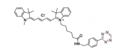 Cyanine5 tetrazine 脂性Cy5-四嗪 C41H46ClN7O