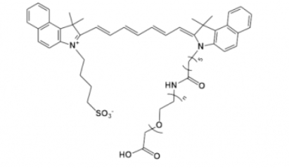 ICG-PEG-COOH 吲哚菁绿-聚乙二醇-羧基