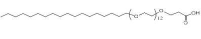 C18-PEG12-COOH 十二乙二醇十八烷基醚-羧基