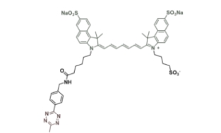 diSulfo-ICG Me-tetrazine 水溶性吲哚菁绿-甲基四嗪